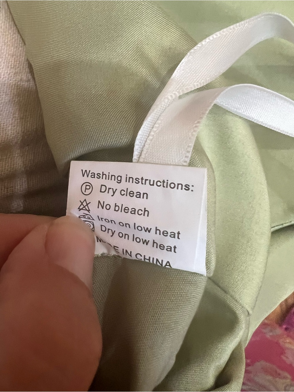 Sage Green Midi Dress with Rose Waist Detail - Picture 13 of 14